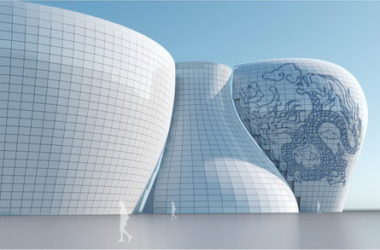 南昌万达茂“青花瓷”造型启动BIM优化设计-BIM建筑网