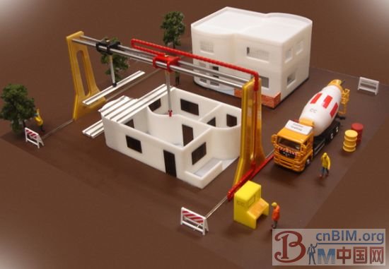 3D打印房子来了 20小时造一栋楼