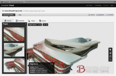 欧特克宣布推出“欧特克云（Autodesk Cloud）”-BIM建筑网
