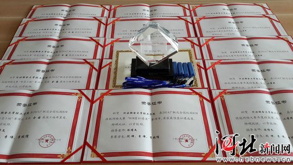河北轻工学院学子BIM网络大赛中获佳绩 河北轻工学院学子BIM网络大赛中获佳绩