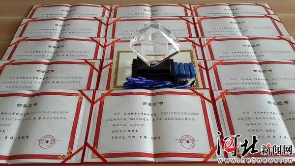 河北轻工学院学子BIM网络大赛中获佳绩
