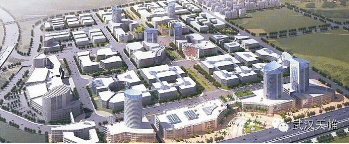 武汉舵落口大市场陶瓷卫浴营销总部基地在BIM中的应用