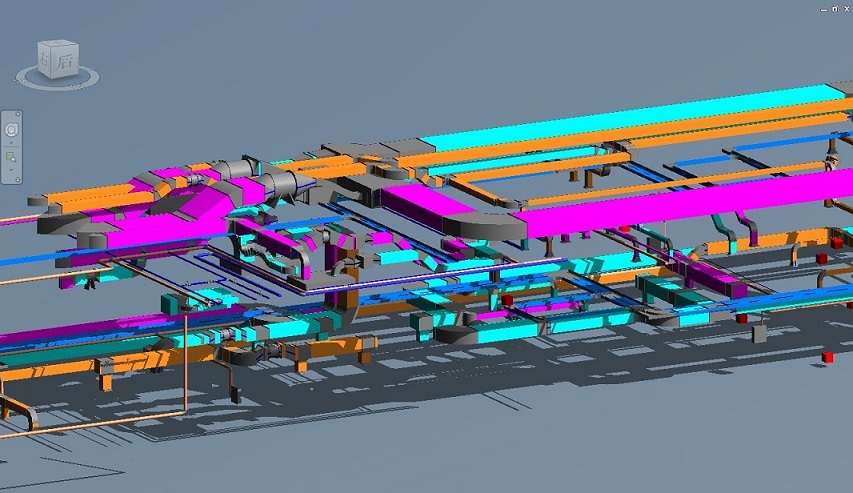 中铁隆BIM技术助力西安地铁五号线设计