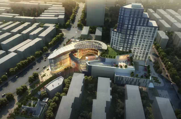 上海杨浦区旭辉商业广场BIM设计案例