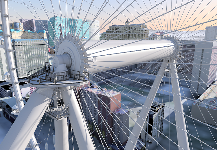 世界最高摩天轮的三维设计