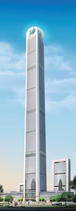 津城"新地标"117大厦破550米