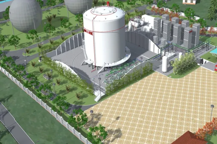【AC案例】中国市政华北院 | 芜湖市液化天然气调压站工程项目 | 市政BIM案例