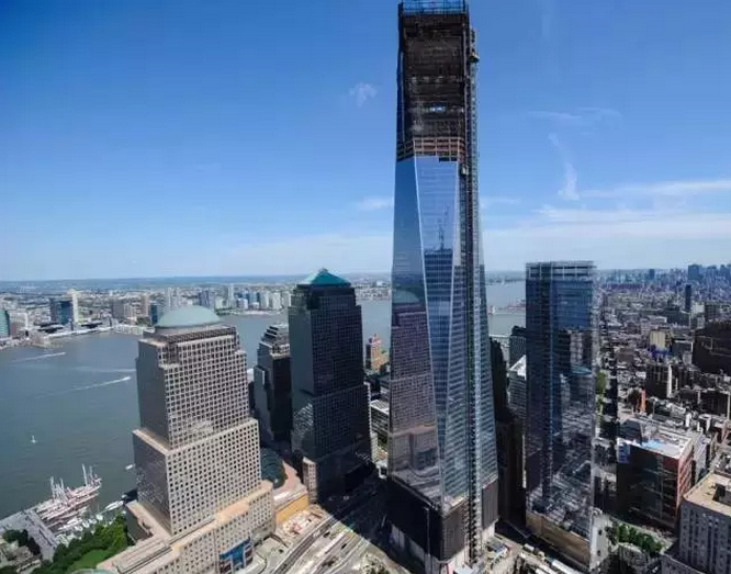 看977英尺美国世贸中心如何拔地而起