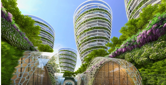 未来巴黎-大自然与城市无缝对接 未来巴黎-大自然与城市无缝对接
