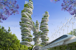 未来巴黎-大自然与城市无缝对接 未来巴黎-大自然与城市无缝对接