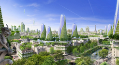 未来巴黎-大自然与城市无缝对接 未来巴黎-大自然与城市无缝对接
