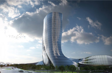 BIM助力湘江欢乐城项目朗豪度假酒店核心筒顺利封顶-BIM建筑网