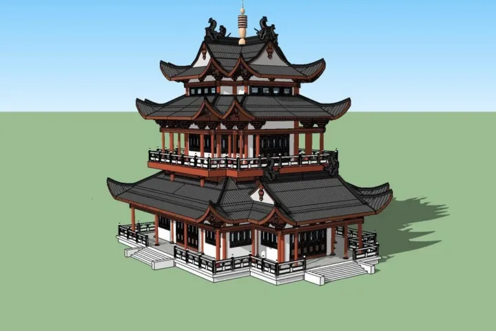 首个文昌阁3D模型出炉