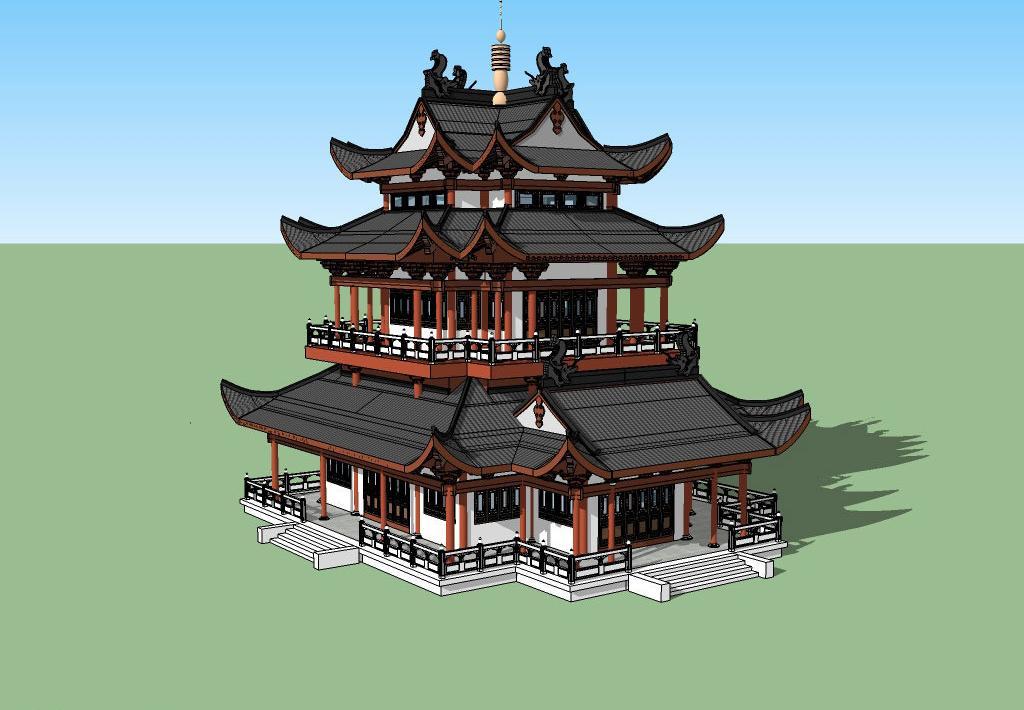 首个文昌阁3D模型出炉