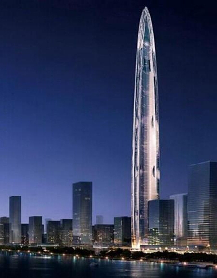 中国结构第一高楼封顶 盘点中国十大高楼