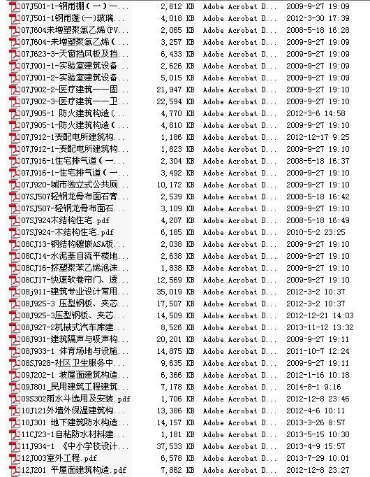 建筑专业图集大全，施工图过程必备（含最新版图集，包更新）