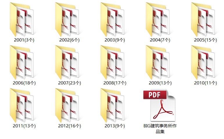 BIG建筑设计事务所161个项目，高清设计文本打包