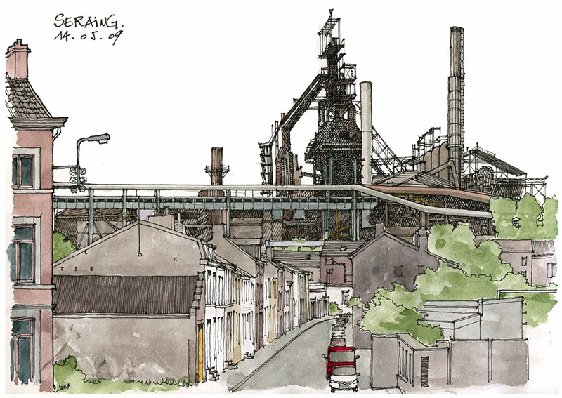 国外建筑师线稿1000张下打包，手绘精品