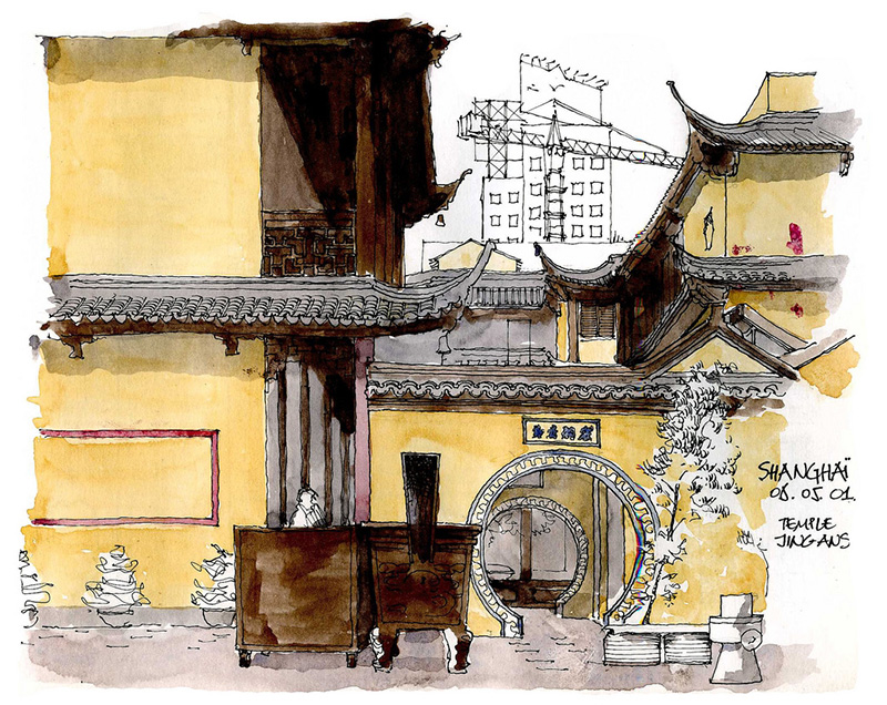 国外建筑师线稿1000张下打包，手绘精品