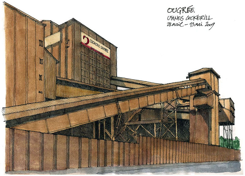 国外建筑师线稿1000张下打包，手绘精品