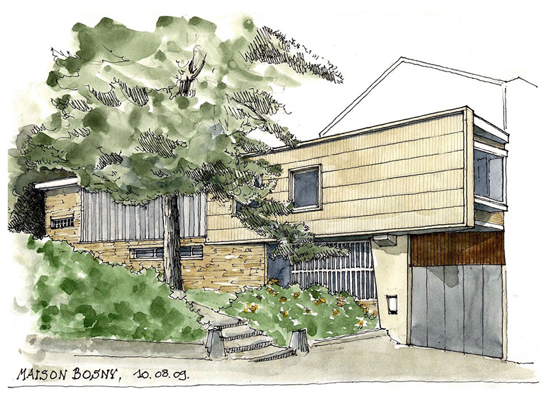 国外建筑师线稿1000张下打包，手绘精品