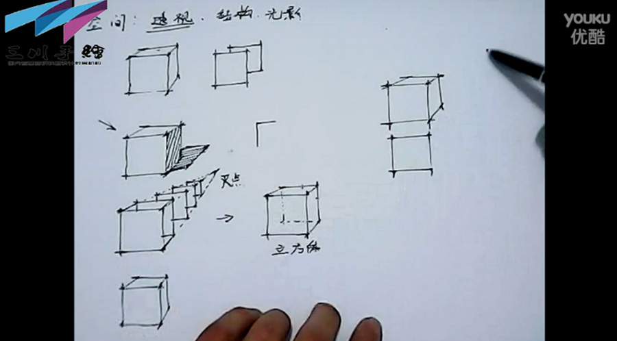 三川手绘网络课堂打包下载，快题提高