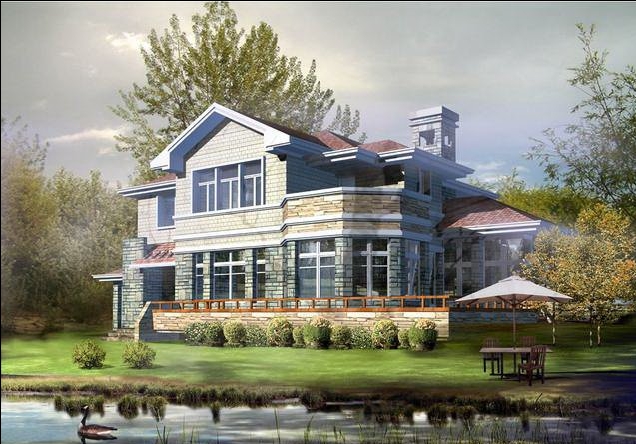 别墅建筑施工图100套