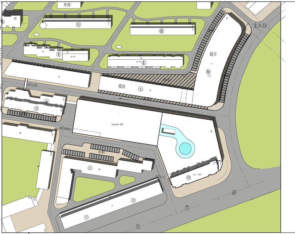 吉林昌茂商业街建筑设计方案文本