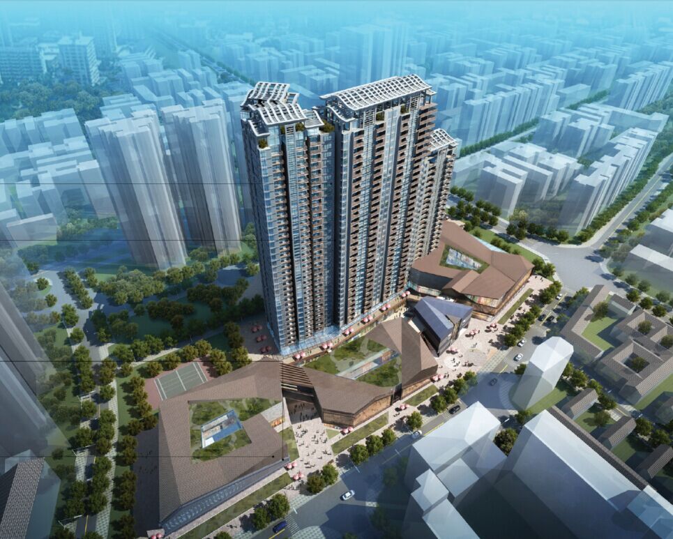 成都市锦都五期商业住宅建筑方案文本