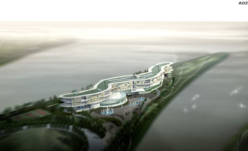 广州国际生物岛酒店建筑（含方案文本、CAD、设计说明）