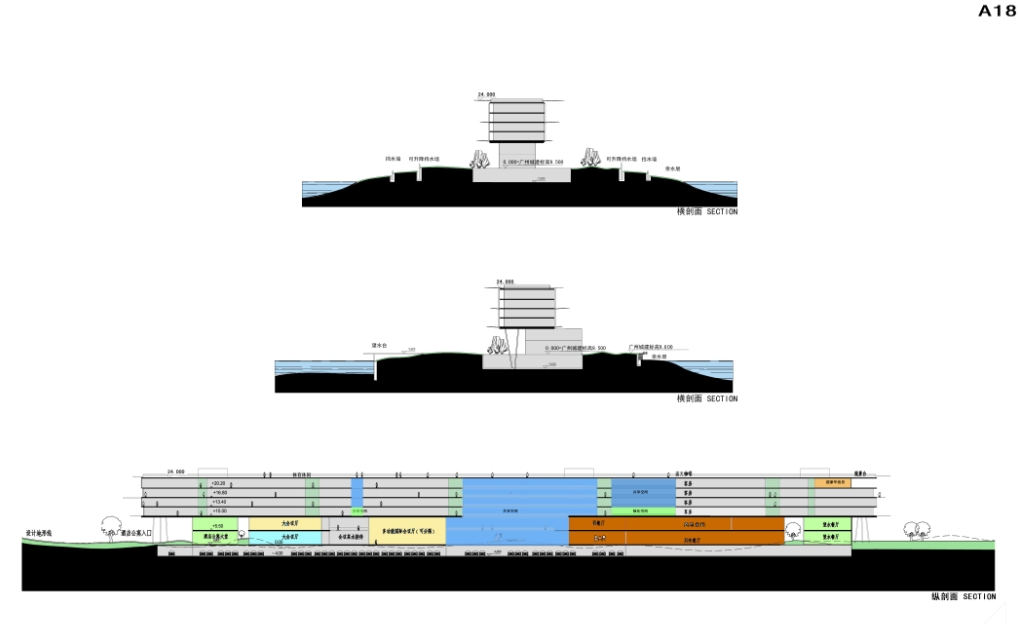 广州国际生物岛酒店建筑（含方案文本、CAD、设计说明）
