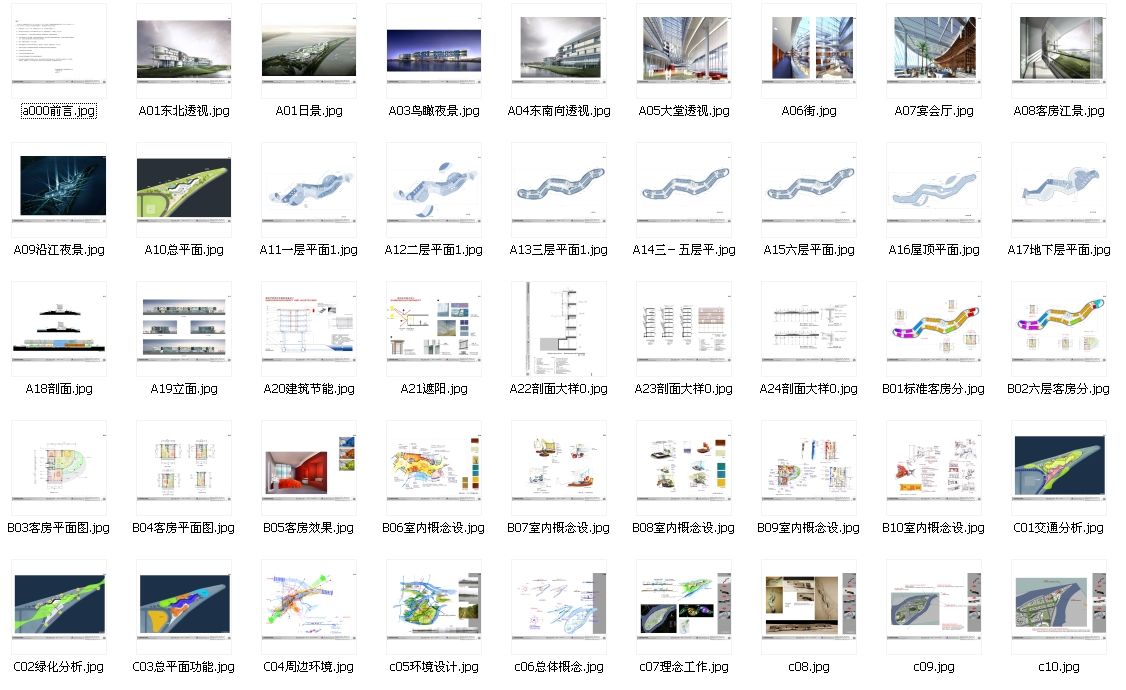 广州国际生物岛酒店建筑（含方案文本、CAD、设计说明）