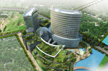 杭州万邦蓝祥购物中心建筑设计方案文本-BIM建筑网