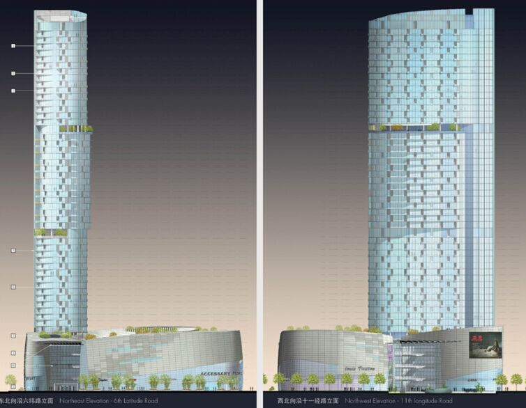 天津十一经路阳光新业中心建筑概念设计方案文本