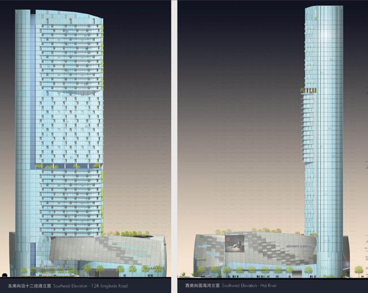 天津十一经路阳光新业中心建筑概念设计方案文本