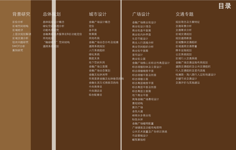 佛山南海金融广场城市设计方案文本