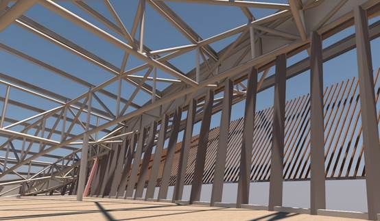 江门滨江体育中心项目BIM应用