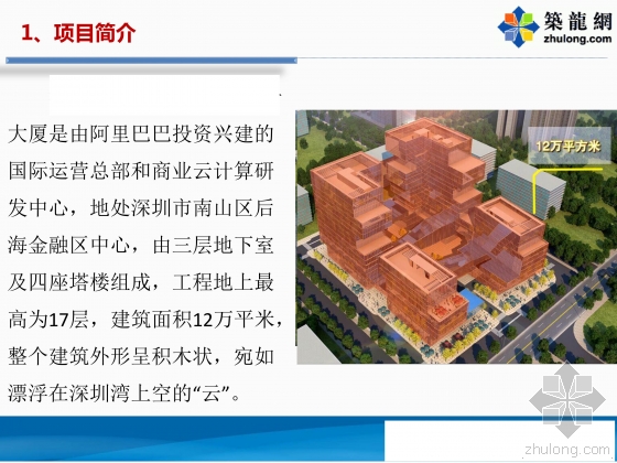 深圳阿里云大厦施工总承包工程BIM应用介绍