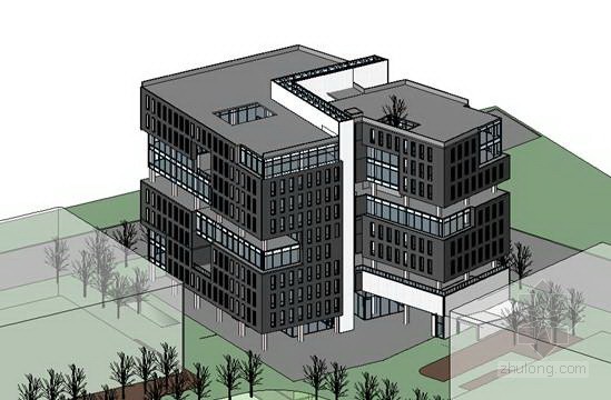 成都青羊工业区G-9#办公楼施工图设计