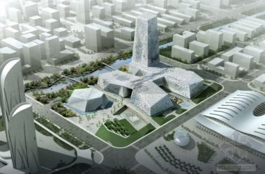 山东省会文化艺术中心“三馆”项目-BIM建筑网