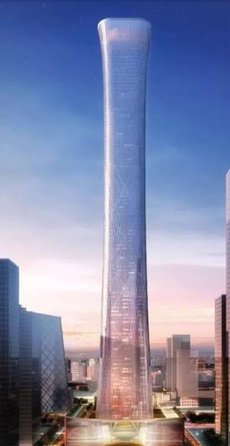 “中国尊”结构突破200米 创造2项世界之最12项中国之最