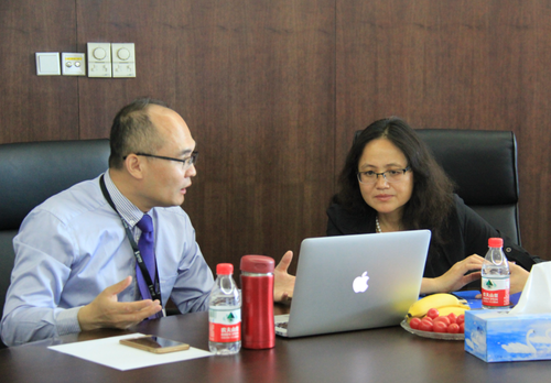 商务部投资促进局领导莅临建谊集团参观考察