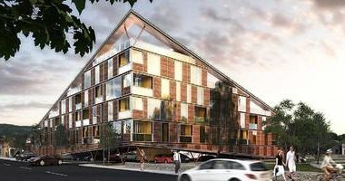 蝶之恋——瑞士新城市中心-BIM建筑网