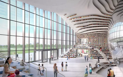 凝视城市之眼－MVRDV新作天津滨海图书馆