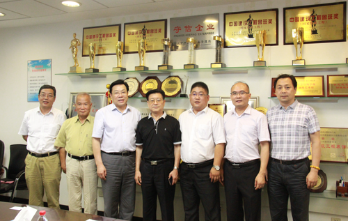 北京民营经济发展促进会领导考察北京建谊集团