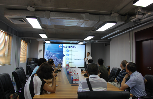 张家口市领导莅临北京建谊集团考察钢结构住宅产业示范中心