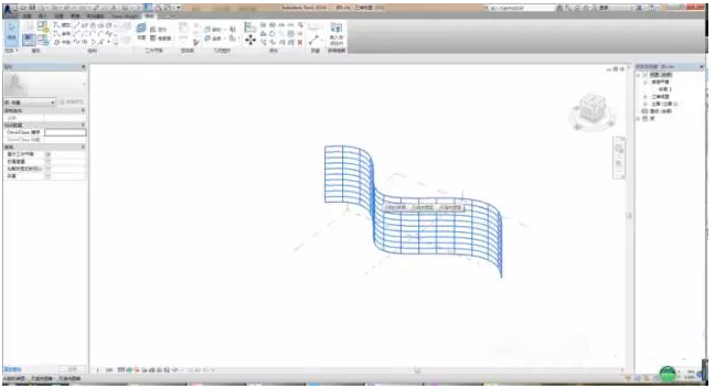如何在Revit中使用自适应族创建矩形无缝曲面幕墙嵌板的方法