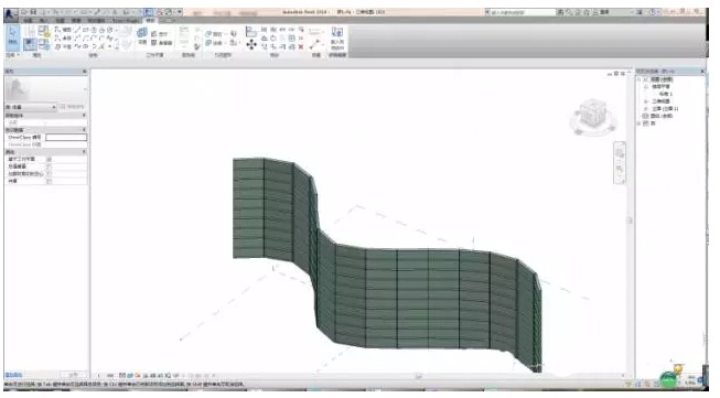 如何在Revit中使用自适应族创建矩形无缝曲面幕墙嵌板的方法