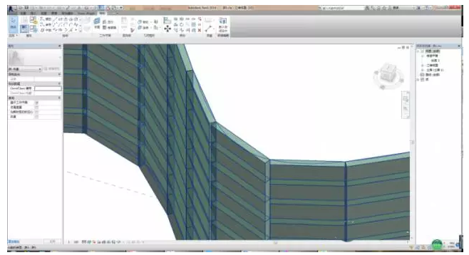 如何在Revit中使用自适应族创建矩形无缝曲面幕墙嵌板的方法