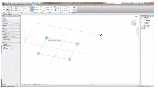 如何在Revit中使用自适应族创建矩形无缝曲面幕墙嵌板的方法